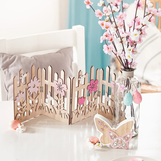 Apfelblütenzweig - Ca. 79 Cm - Weiß