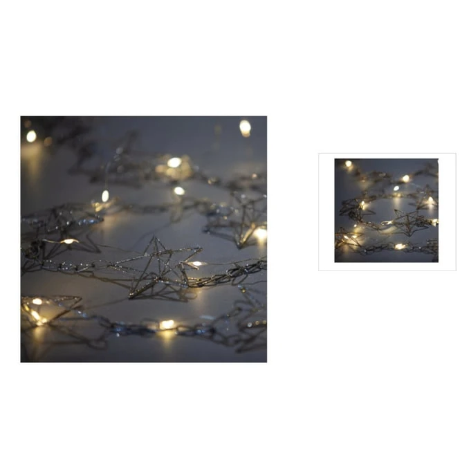 LED-Girlande - Sterne - Ca. 150 X 7 Cm - 1 StĂŒck