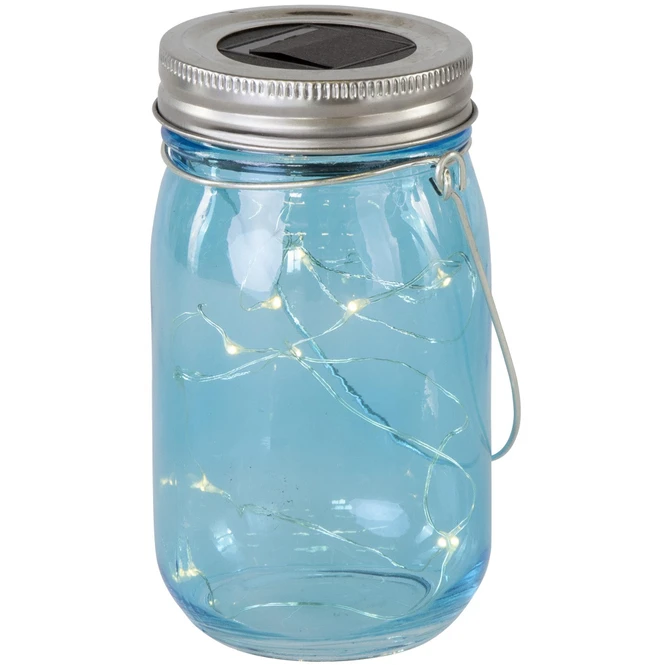 LED-Solarlampe - Aus Glas - 8 X 14 Cm - 1 StĂŒck â Bild 3