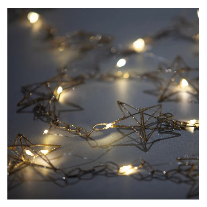 LED-Girlande - Sterne - Ca. 150 X 7 Cm - 1 StĂŒck â Bild 3