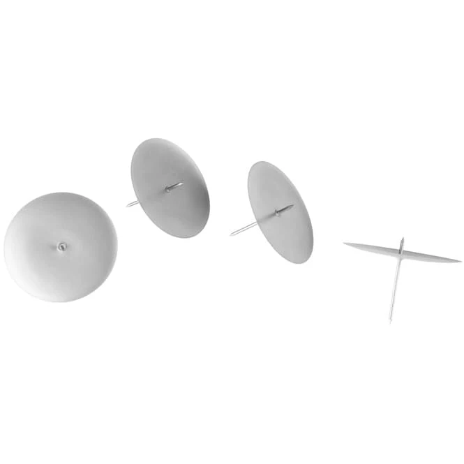 Halter Für Adventskerzen - Ca. 7 Cm - 4 Stück - Silber – Bild 2