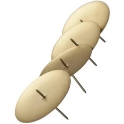 Halter FĂŒr Adventskerzen - Ca. 7 Cm - 4 StĂŒck - Gold