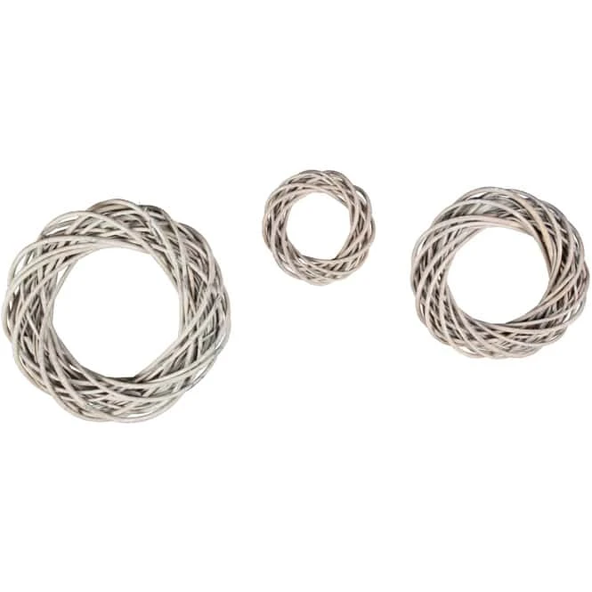 Dekokranz - Aus Grauer Spaltweide - Verschiedene Größen – Bild 2