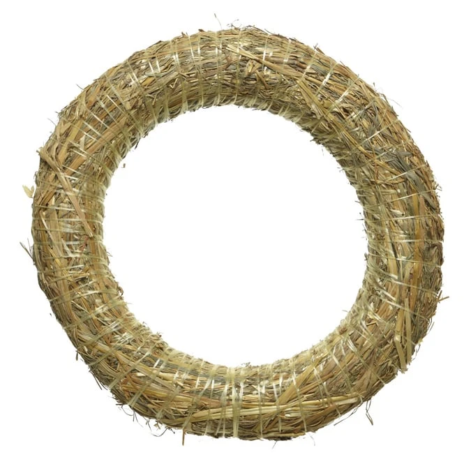 Dekokranz - Aus Stroh - Ă = Ca. 35 Cm â Bild 2